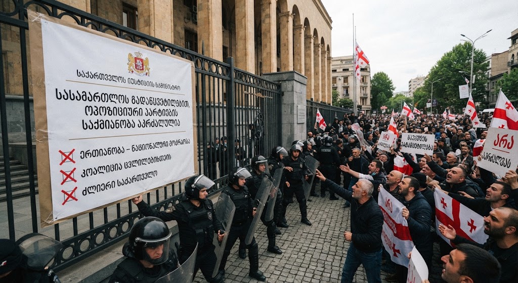 რა მოჰ­ყ­ვე­ბა ოპო­ზი­ცი­ის  აკ­რ­ძალ­ვას?!